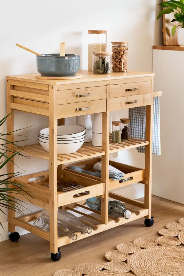 Carrito Auxiliar de Cocina Elliot