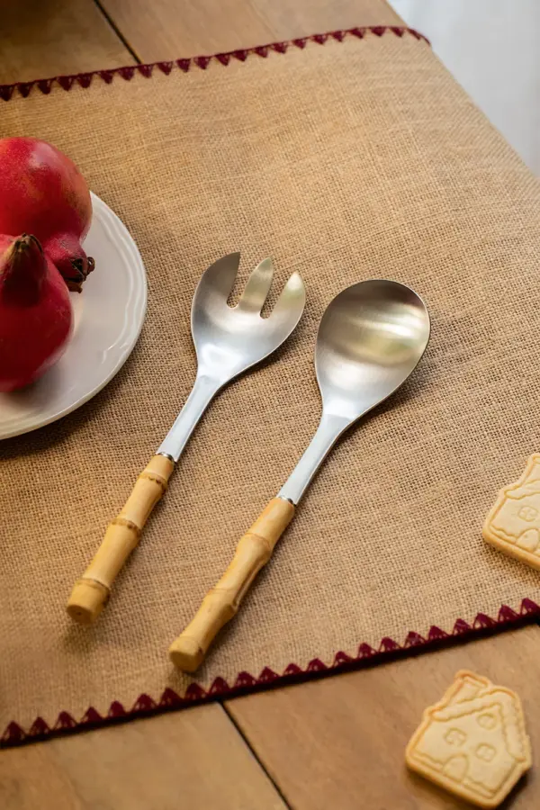 Cubiertos de Ensalada (2 piezas) – Colección Visola
