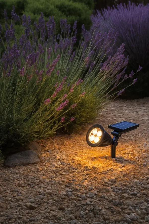 Foco LED Solar de Exterior Rozi en Aluminio