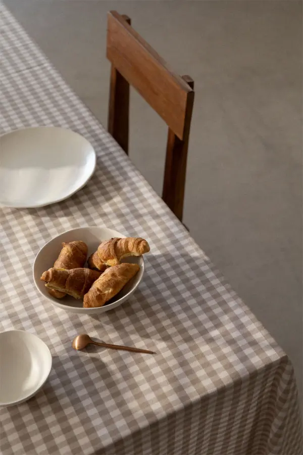 Mantel Cuadros Vichy SoftBrunch (140x240 cm)