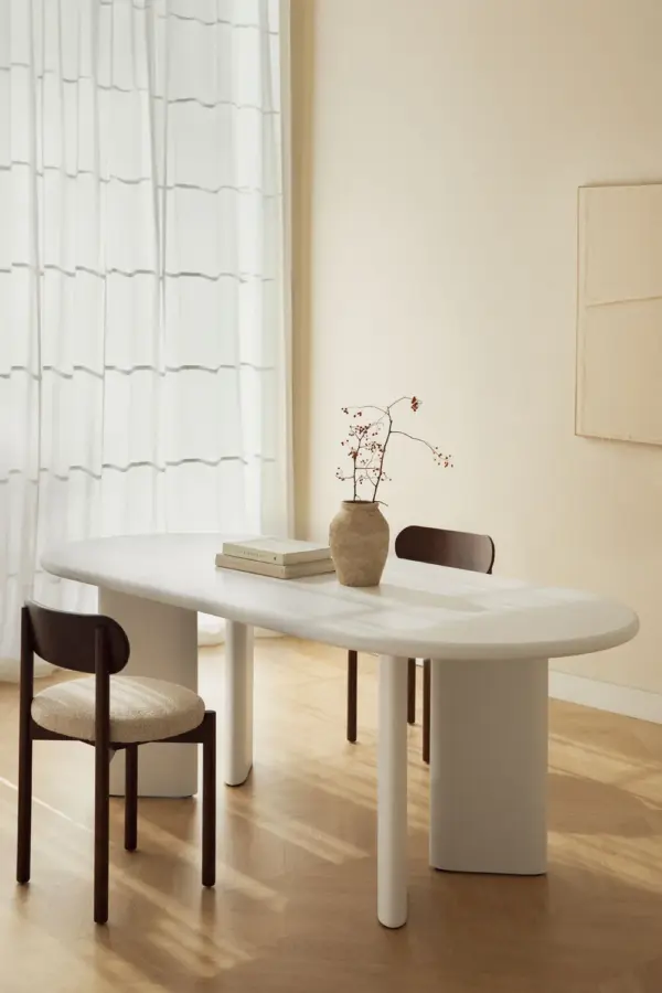 Mesa Ovalada Blancora