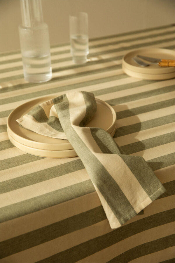 Set de 2 Servilletas Rayadas SoftLine 45x45 cm